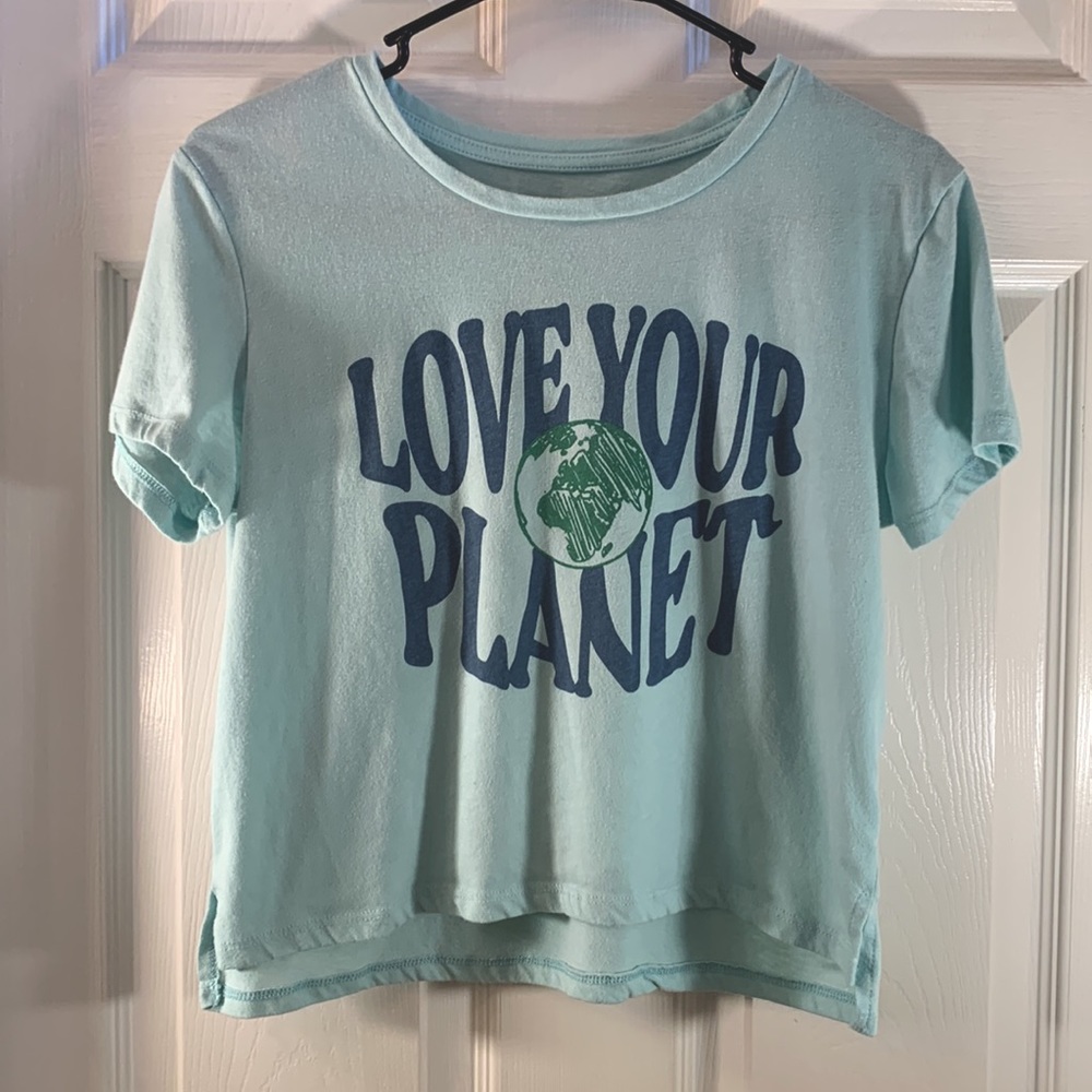 FREEZE LOVE YOUR PLANET Crop Top - Picture 3 of 9